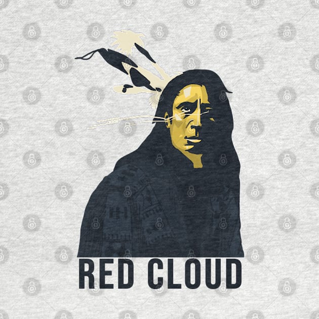 Native American Red Cloud Vector 2 by Eyanosa